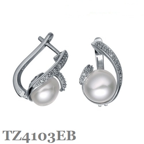 Silver Pearl Earring TZ4103EB 