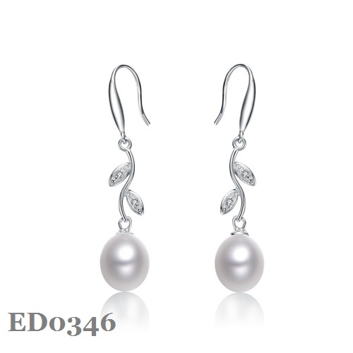 Silver Pearl Earring Hook XL1022E