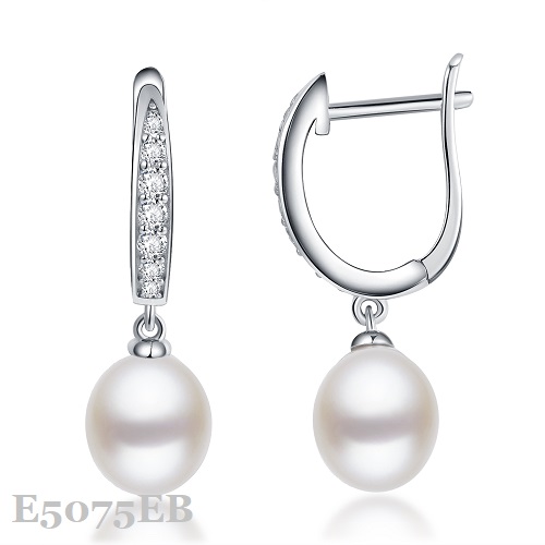 Silver Pearl Earring E5075EB