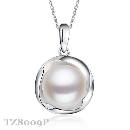 Silver Pearl Pendant TZ8009P