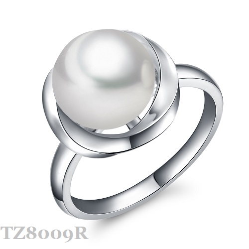 Silver Pearl Ring TZ8009P