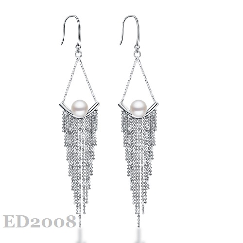 Silver Pearl Earring ED2008