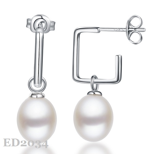 Silver Pearl Earring ED2034