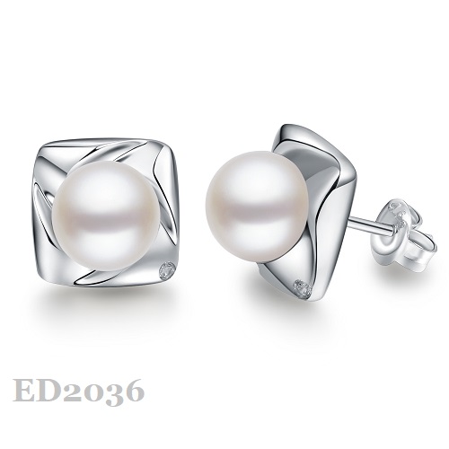 Silver Pearl Earring ED2036