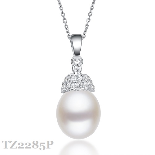 Silver Pearl Pendant TZ2285P