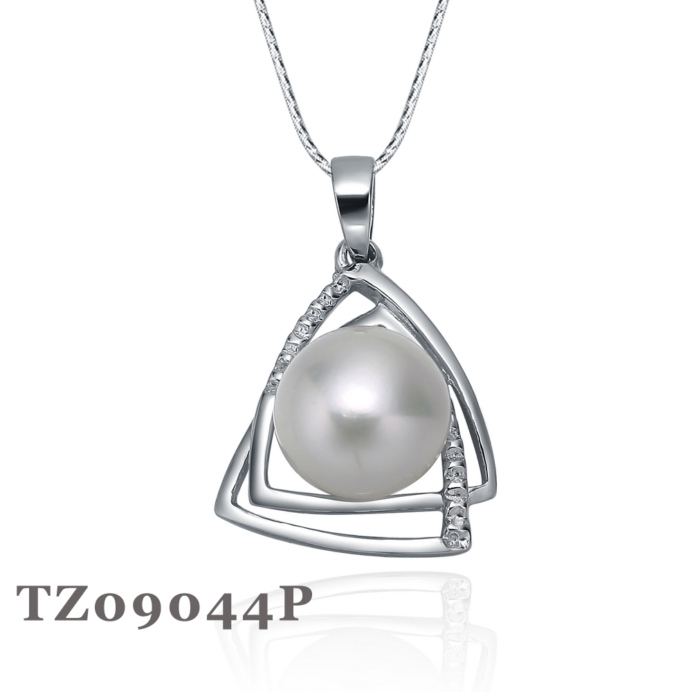 Silver Pearl Pendant TZ09044P