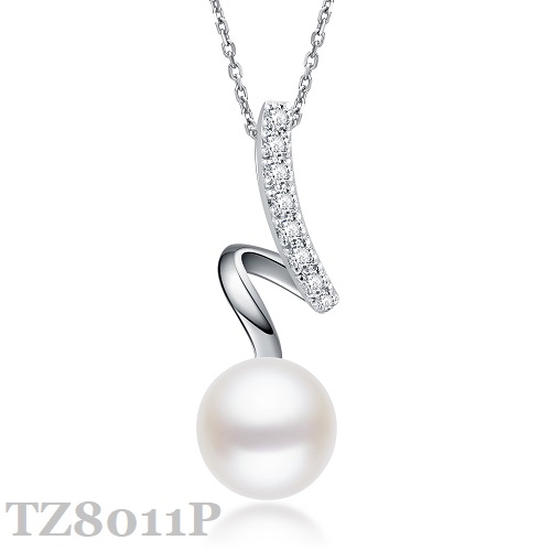 Silver Pearl Pendant TZ8011P