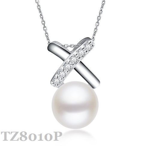 Silver Pearl Pendant TZ8010P