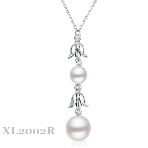 Silver Pearl Necklace XL2002R