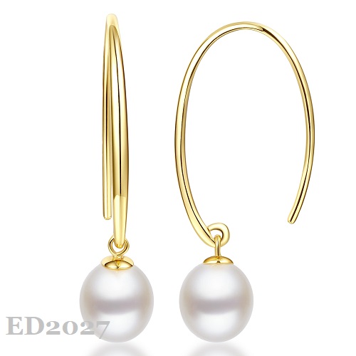 Silver Pearl Earring ED2027