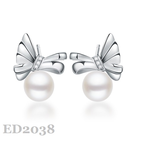 Silver Pearl Earring ED2038