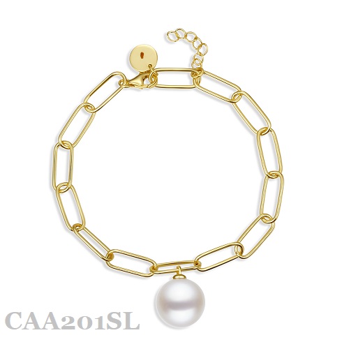 Silver Pearl Bracelet CAA201SL