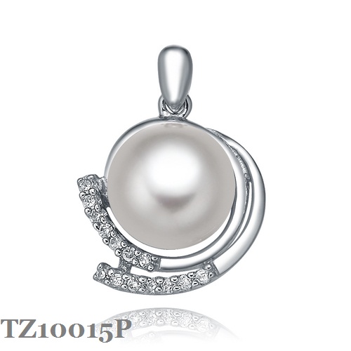 Silver Pearl Pendant TZ10015P