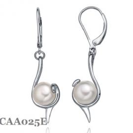 Silver Pearl Earring CAA025E