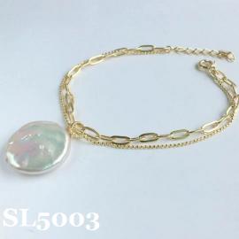 Silver Pearl Bracelet SL5003