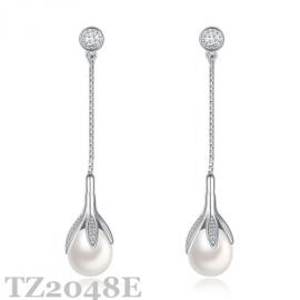 Silver Pearl Earring TZ2048E