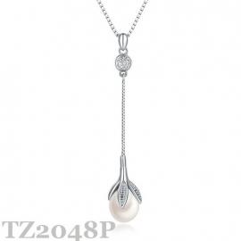 Silver Pearl Pendant TZ2048P